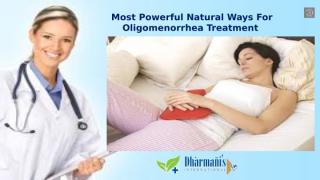 Natural Ways For Oligomenorrhea Treatment.pptx