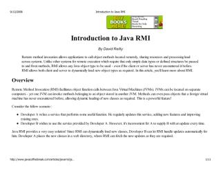 Introduction to Java RMI.pdf