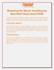 Mastering the Waves Unveiling the Boat Mesh Stone Guard D500.pdf
