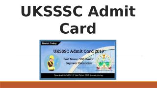 UKSSSC Admit Card (1).pptx