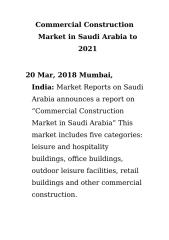 Commercial Construction Market in Saudi Arabia.doc